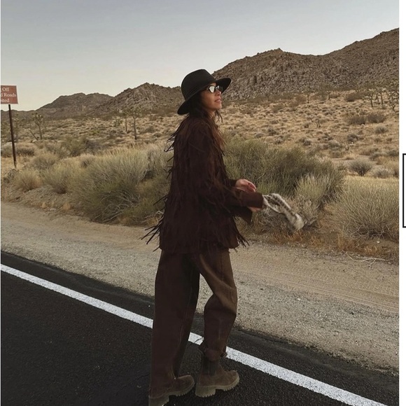 Freda Salvador Dark Brown Ankle Booties - Picture 2 of 7